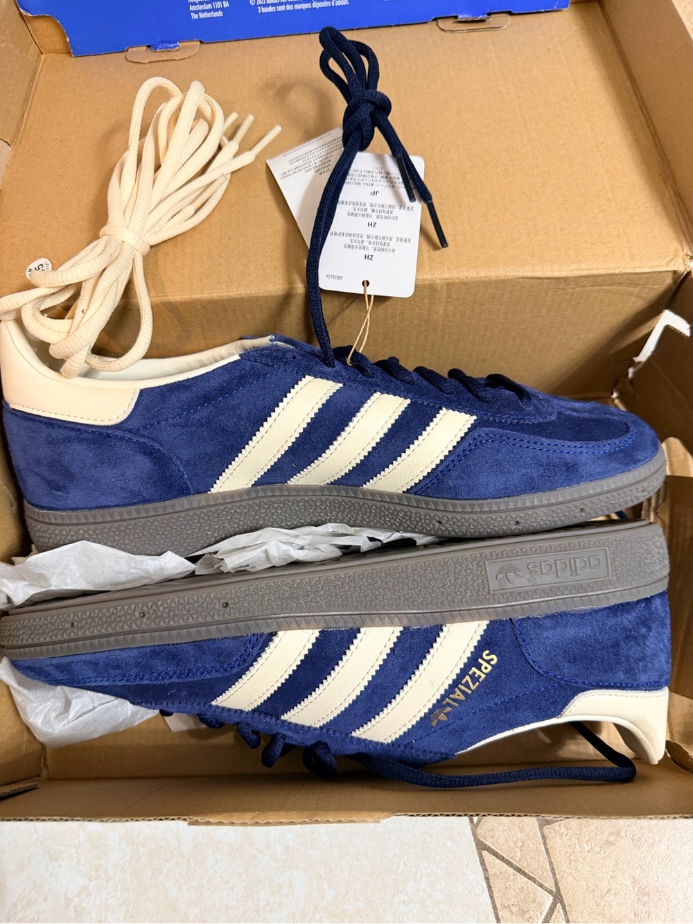 adidas Handball Spezial IF7087 Night Indigo Blue Men’s 9.5 NWT